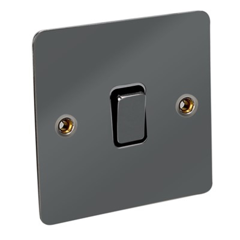 Flat Plate 10Amp Intermediate Switch *Black Nickel ** - Click Image to Close